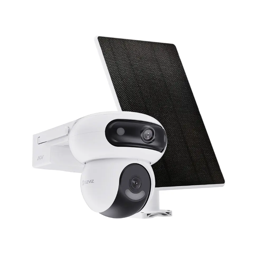 EZVIZ HB90 Dual Solar Security Camera Kit, 4MP+4MP Wi-Fi