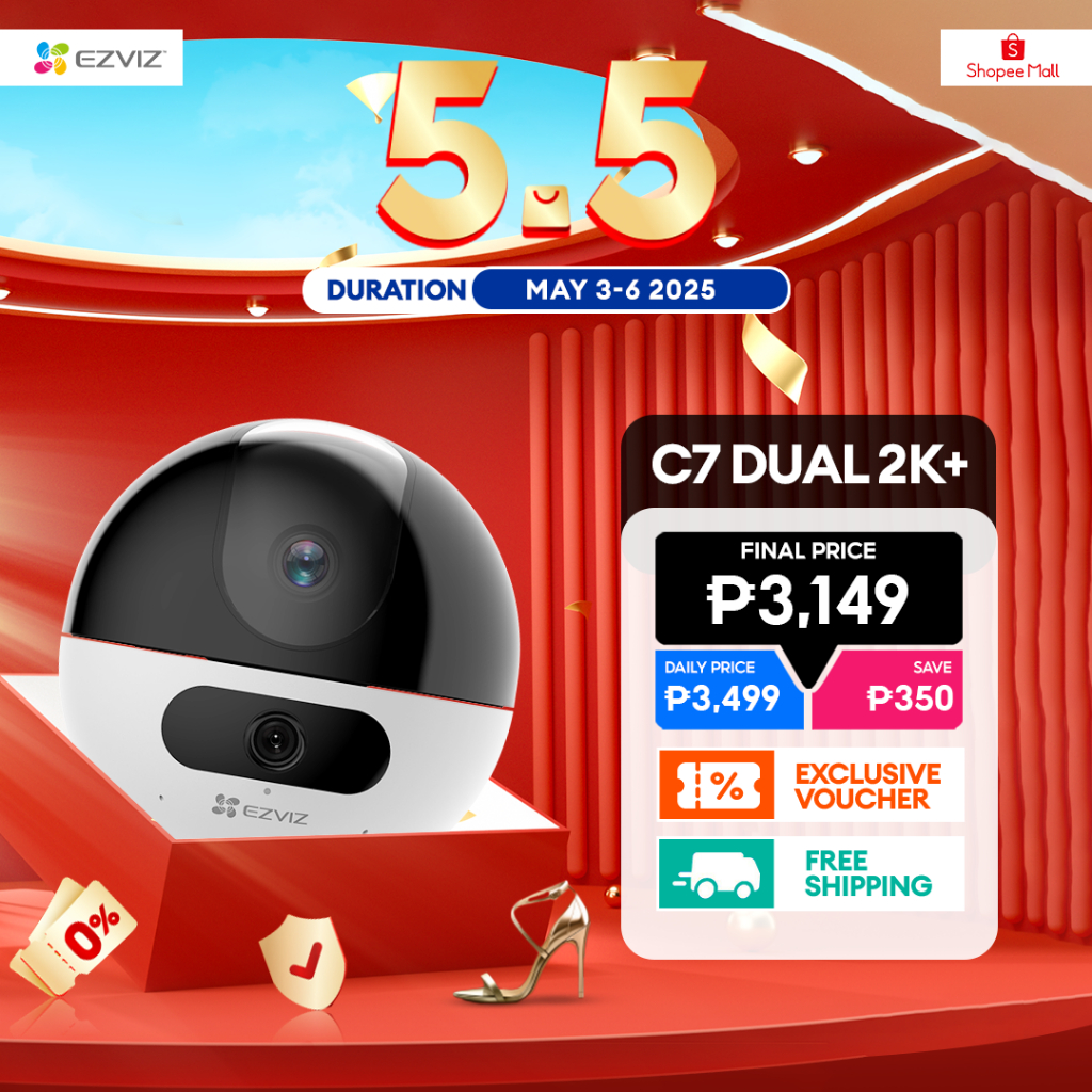 EZVIZ CS-C7 Dual 2K+ Smart Home Camera
